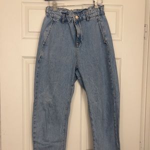 Zara High-Rise Paperbag Jean